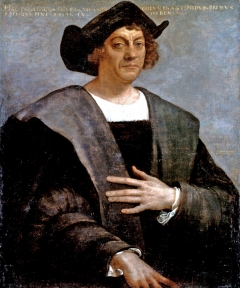 Посмертный портрет Христофора Колумба кисти Себастьяно дель Пьомбо